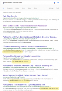 Plum Benefits search results
